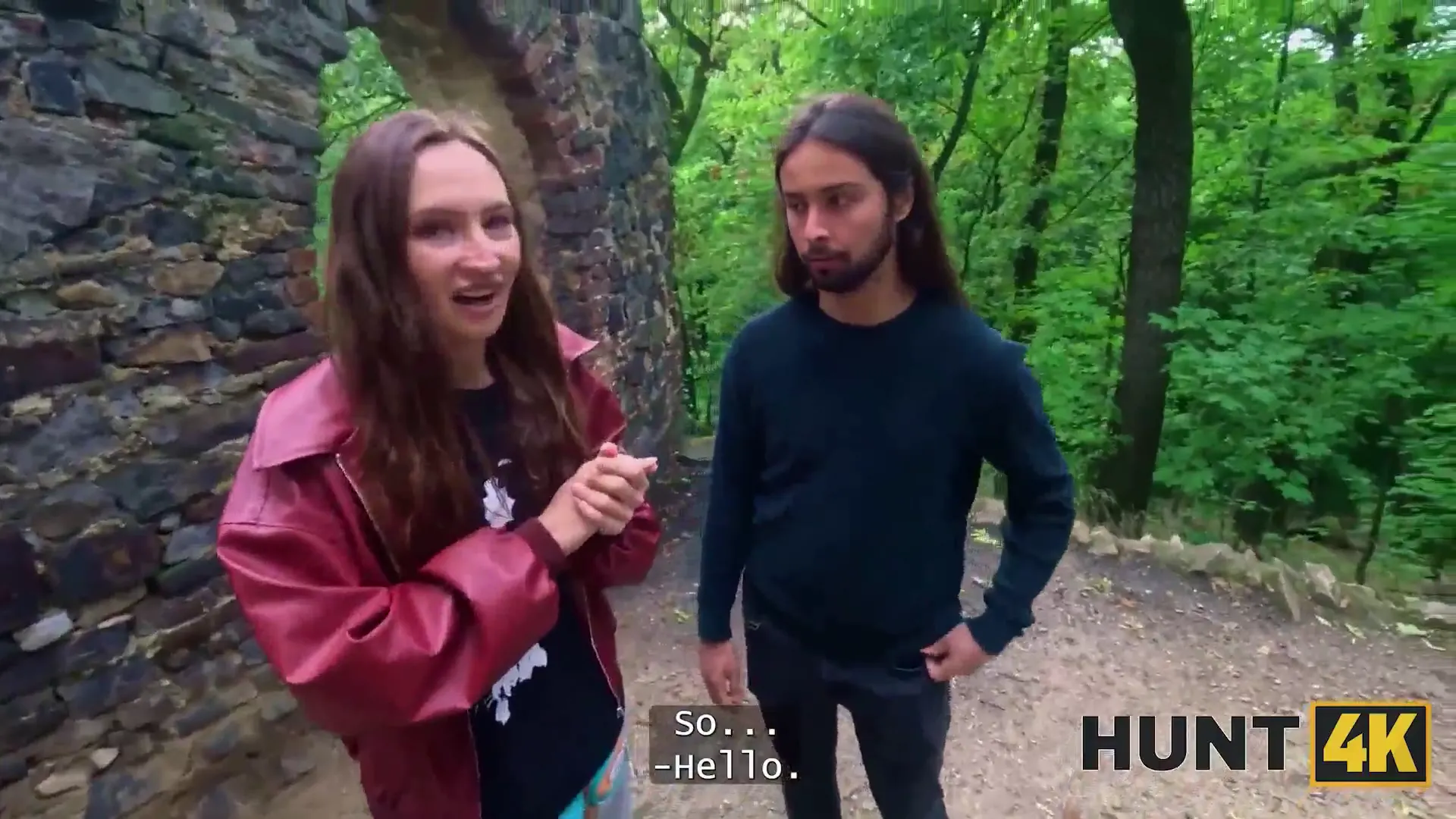 Moment at 05:24 in HUNT4K. Hurry up And Cum So I Don'_t Have To Watch Anymore