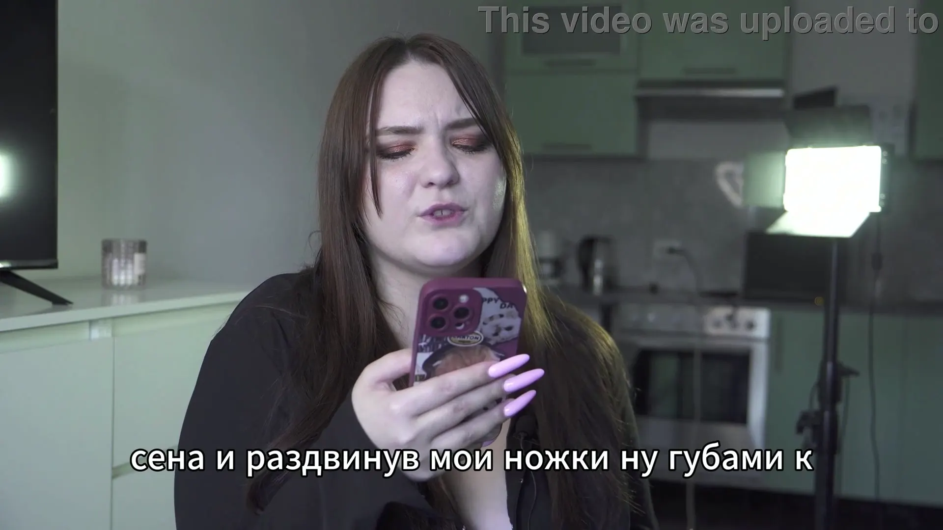 Moment at 06:18 in Porn story - unexpected threesome in a hunting lodge in the forest(Russian, cuckold, anal)