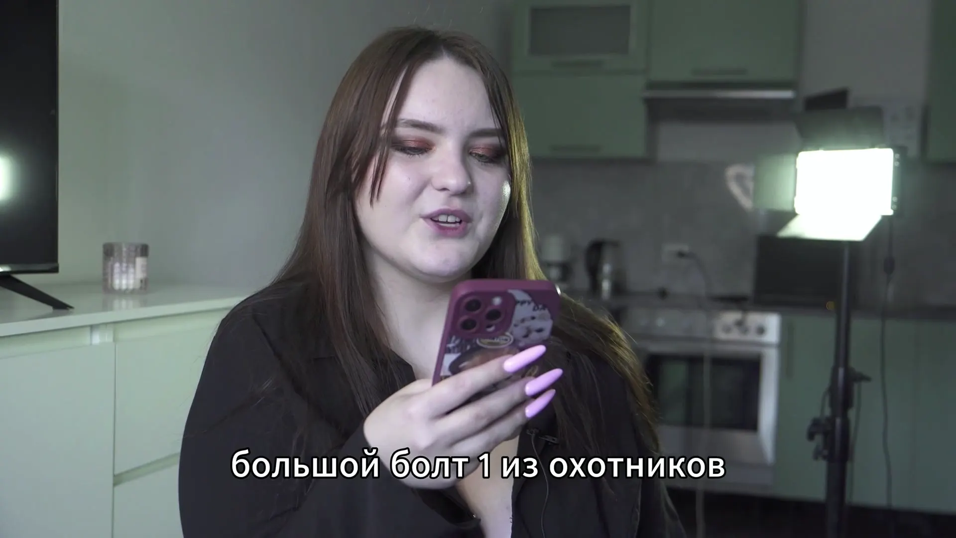 Moment at 12:56 in Porn story - unexpected threesome in a hunting lodge in the forest(Russian, cuckold, anal)