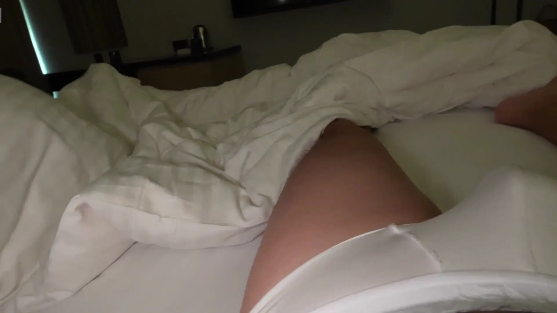 Moment at 11:04 in Stepmom Books 4-Hour Hotel Room After Vacation &ndash_ Broken AC Forces Them Naked