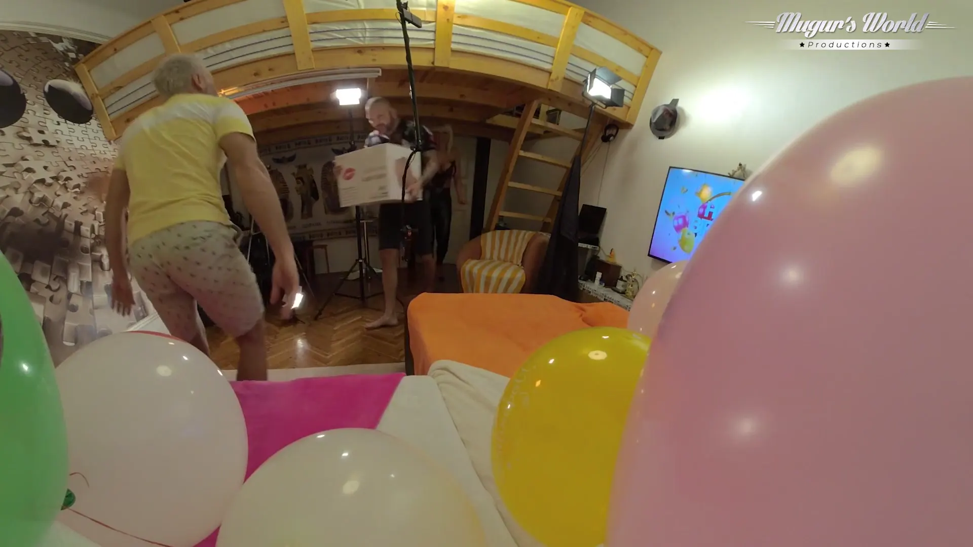 Moment at 00:43 in Behind The Scenes Of Birthday Surprise From Tiffany Rousso (from VR)
