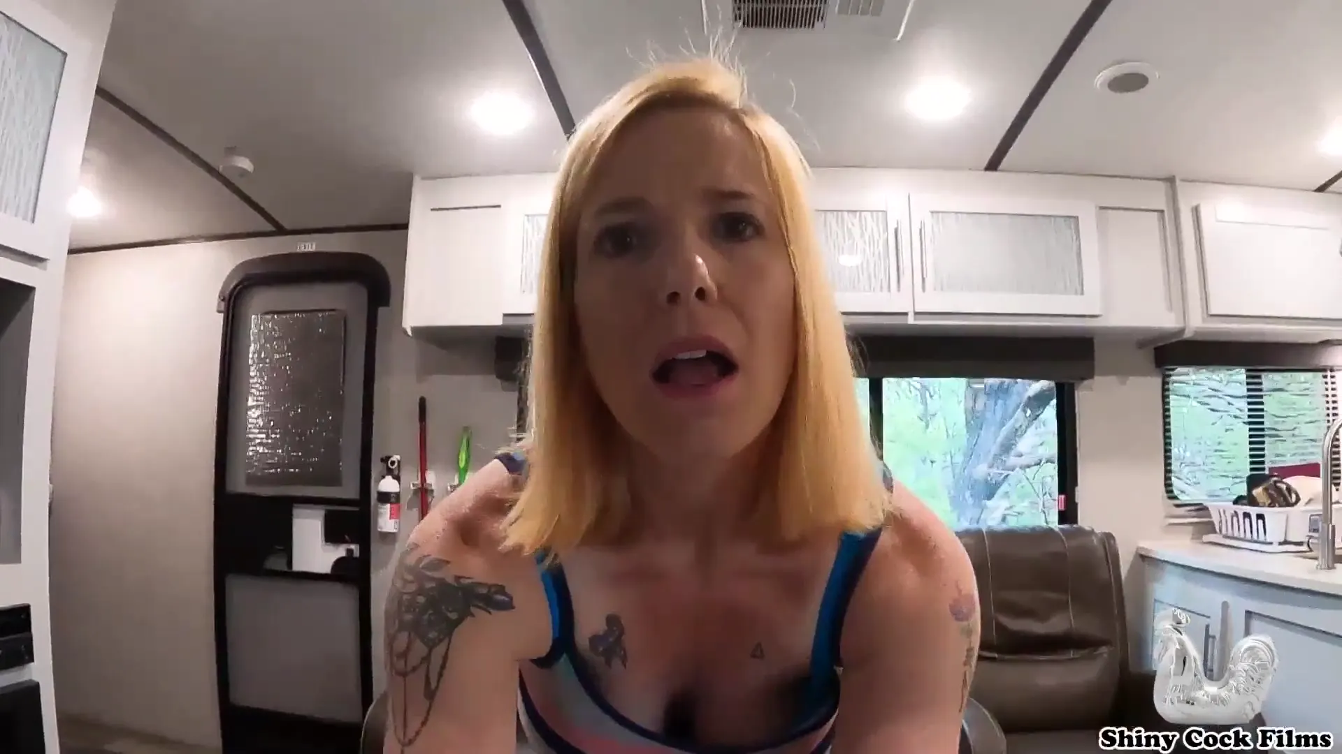 Moment at 04:51 in Stepson Convinces New Stepmom It'_s Normal - Jane Cane, Shiny Cock Films