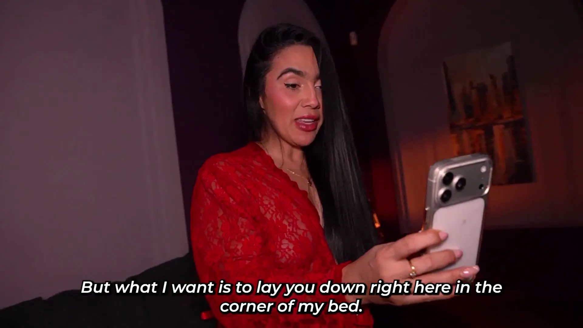 Moment at 01:06 in What happens when a curvy MILF is left alone with her stepson?