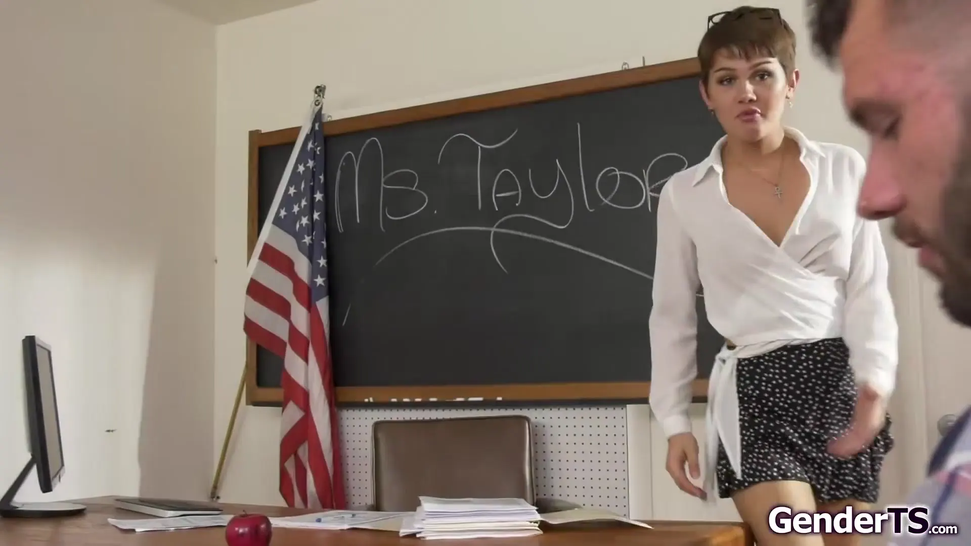 Selected keyframe at 00:00 from We could fuck on your desk Miss Taylor