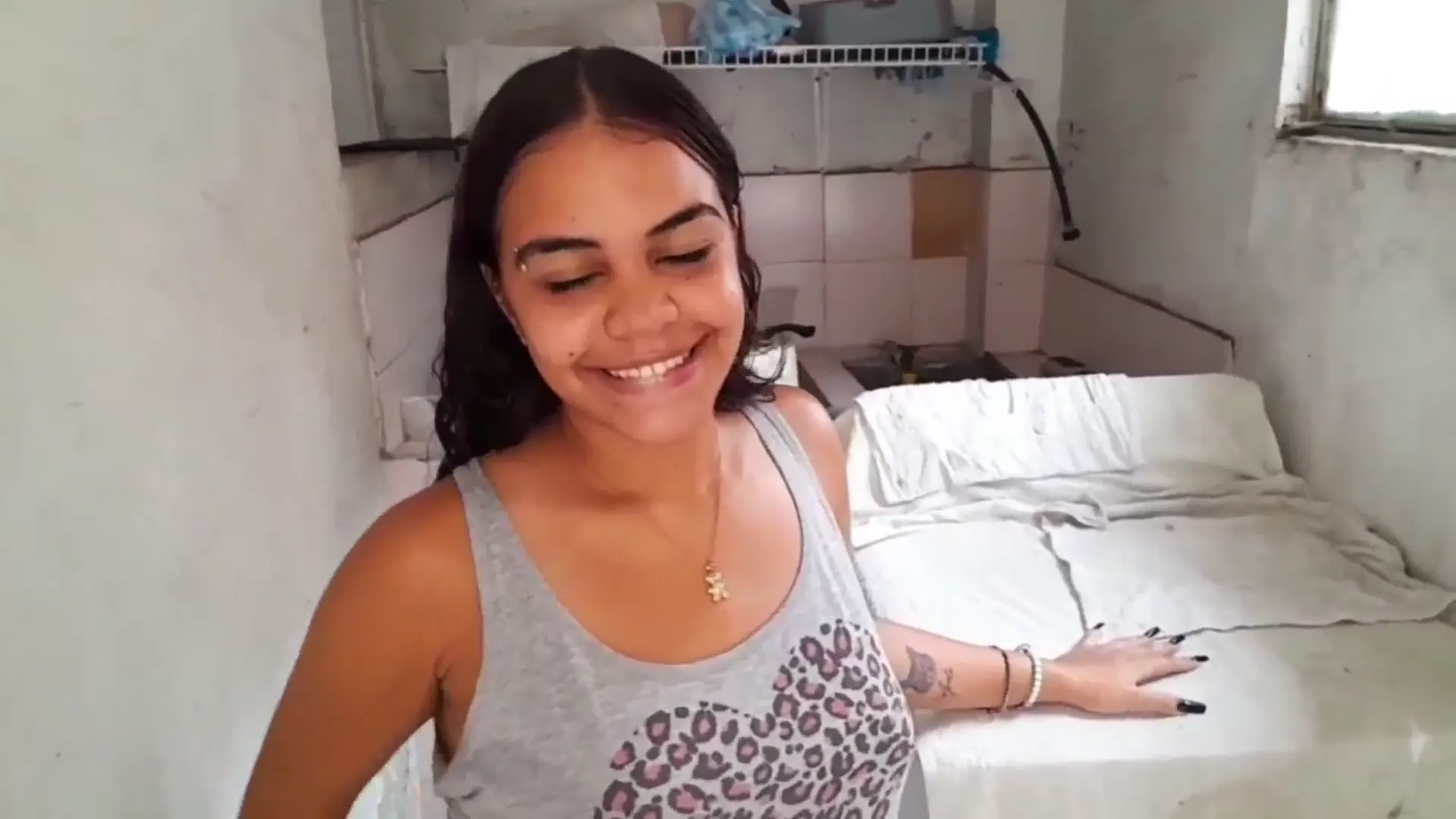 Moment at 01:22 in Inocente hermanastra latina se deja convencer por su pervertido hermanastro para que le chupe la verga y despues ser follada por su joven co&ntilde_o - porno en espanol