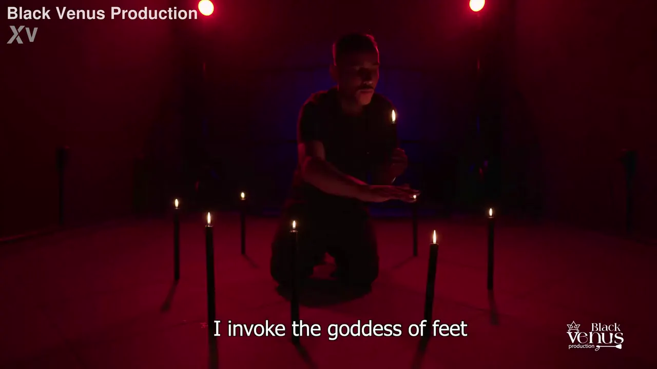 Moment at 00:05 in Ritual of Submission: My Temple Slave'_s Deepthroat Mastery and Divine Foot Worship Session