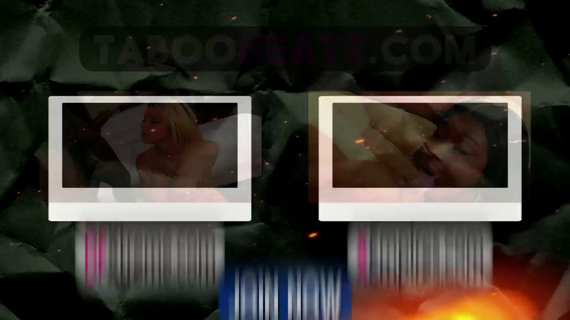 Moment at 06:00 in Hot Busty babes Cory Chase and Mandi Love in Gym Warm Up