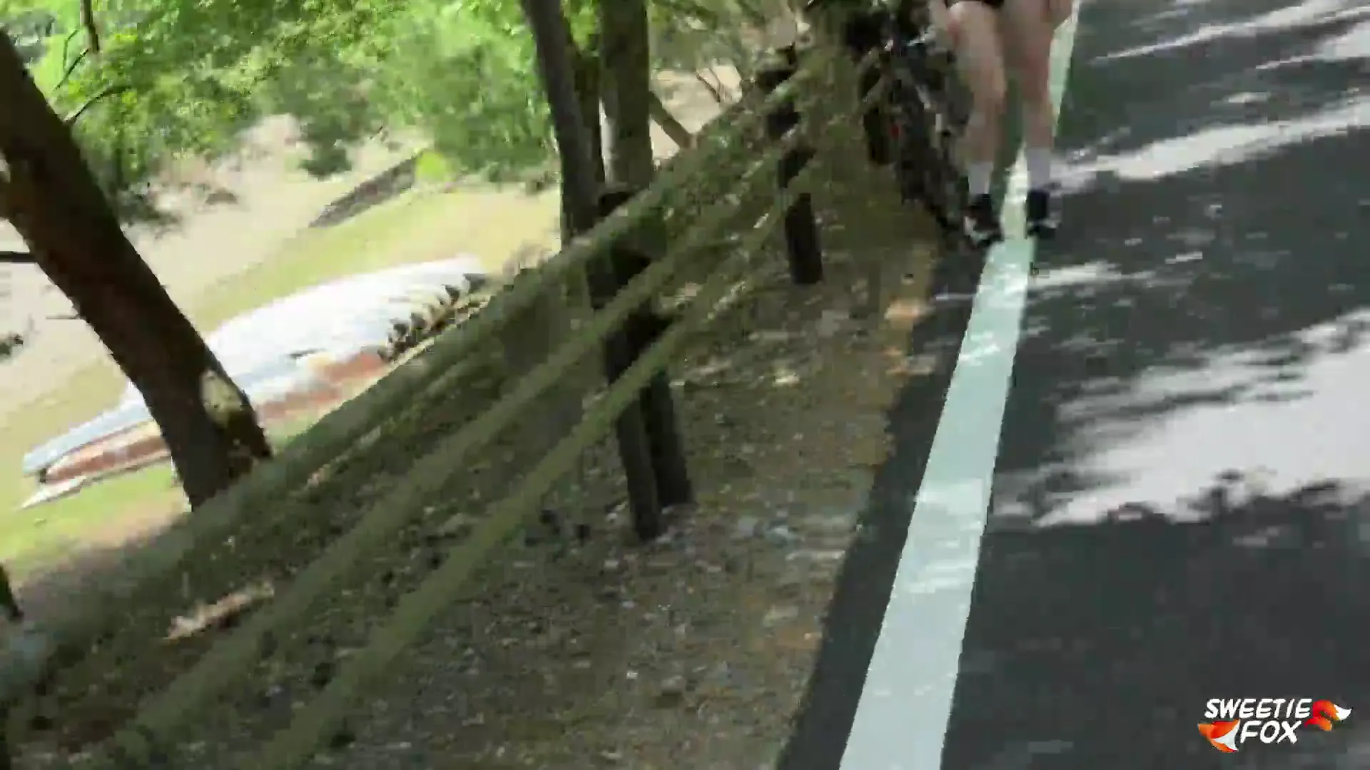 Moment at 00:30 in Busty Stranger on a Bicycle Asked for Help And Was Fucked Hard in the Anal - Sweetie Fox