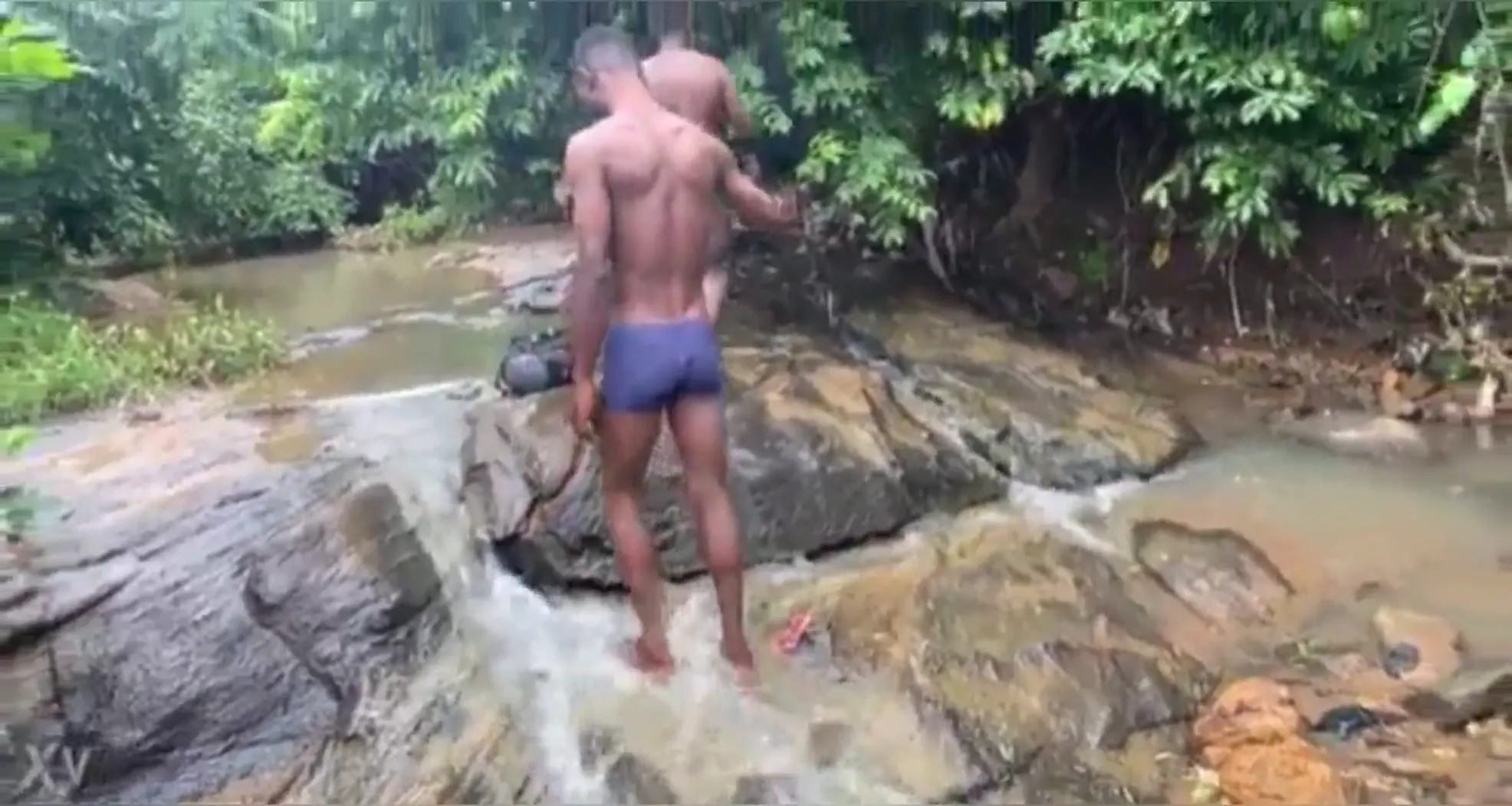 Moment at 03:36 in AFRICA AND WET SARAH AT THE RIVER