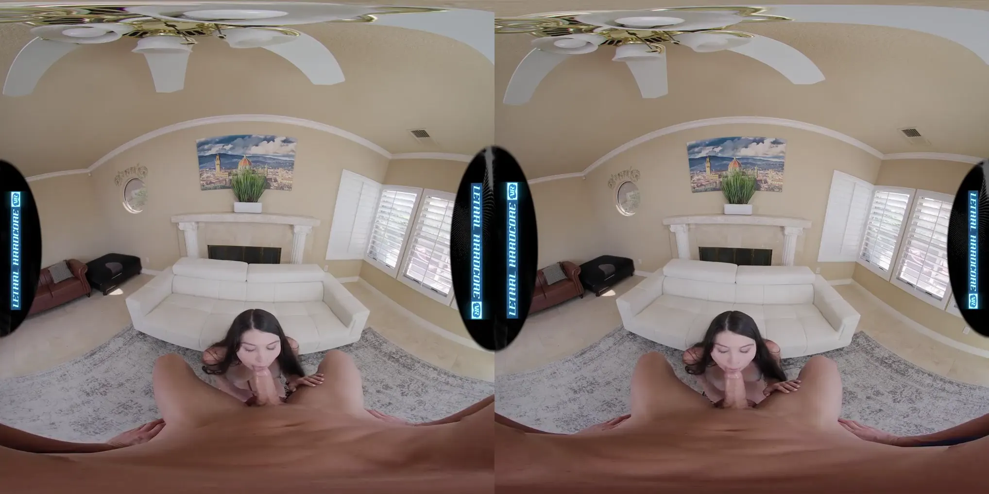 Moment at 03:02 in LETHAL HARDCORE VR - Gym Friend DAYDREAM DAISY Wants You To Work Out Her HOLES