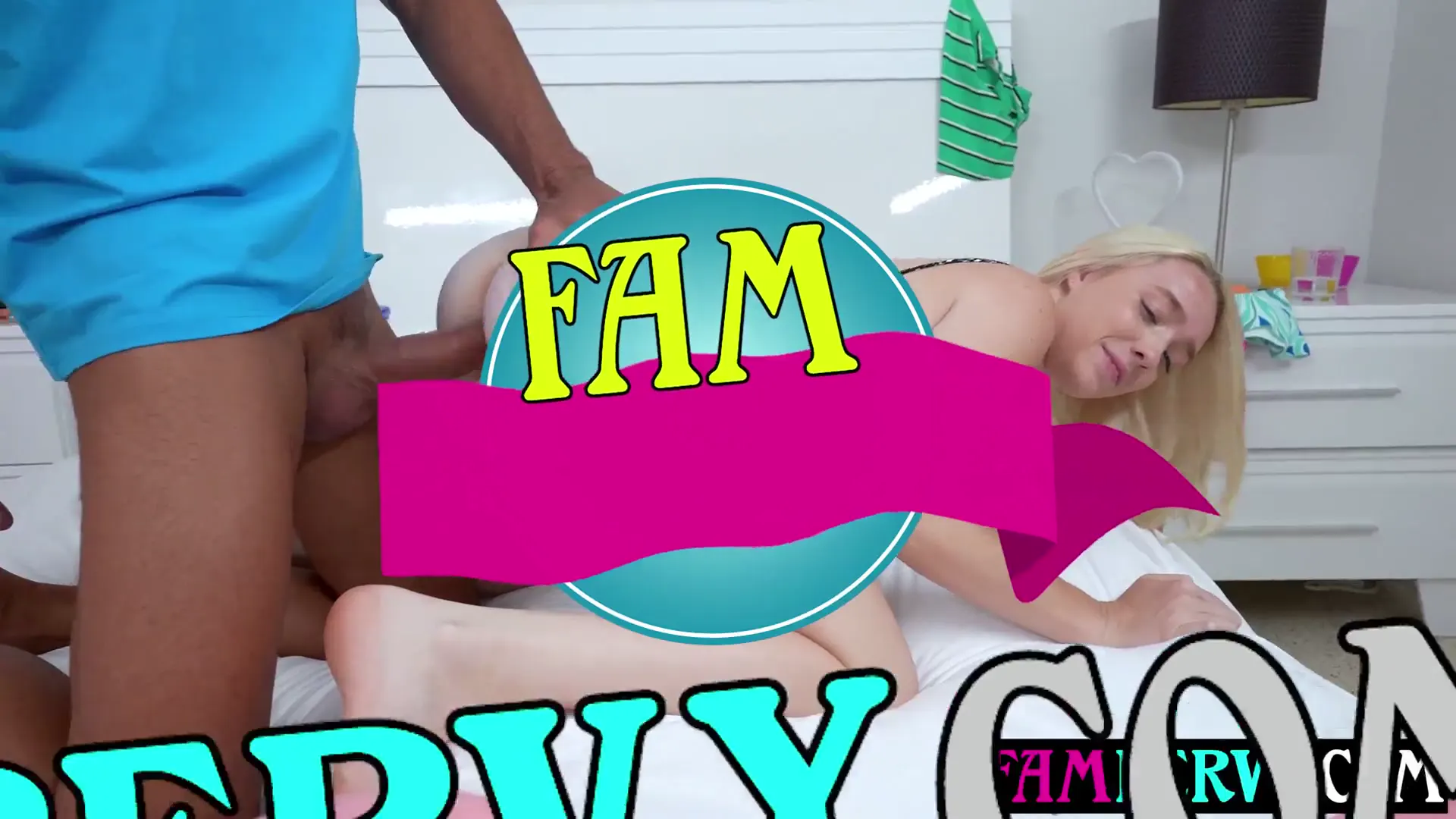 Moment at 06:08 in Jealous teen stepdaughter gets back at her BF by fucking stepdad