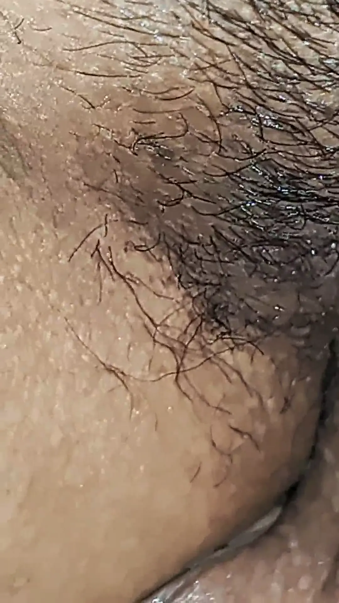 Moment at 12:31 in up close creamy wet latina pussy cum