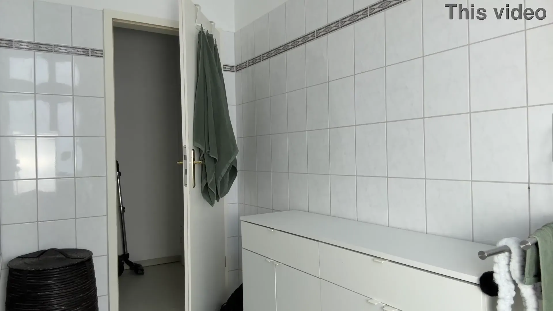 Selected keyframe at 00:00 from My first solo video - home alone so I made myself cum and hopped in the shower