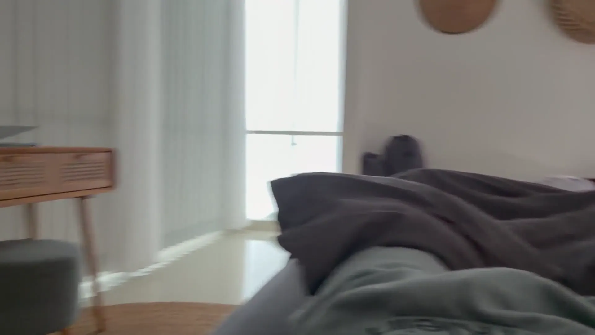 Moment at 00:01 in I Sabotaged the AC to Get My Thick Roommate to Take Her Clothes Off