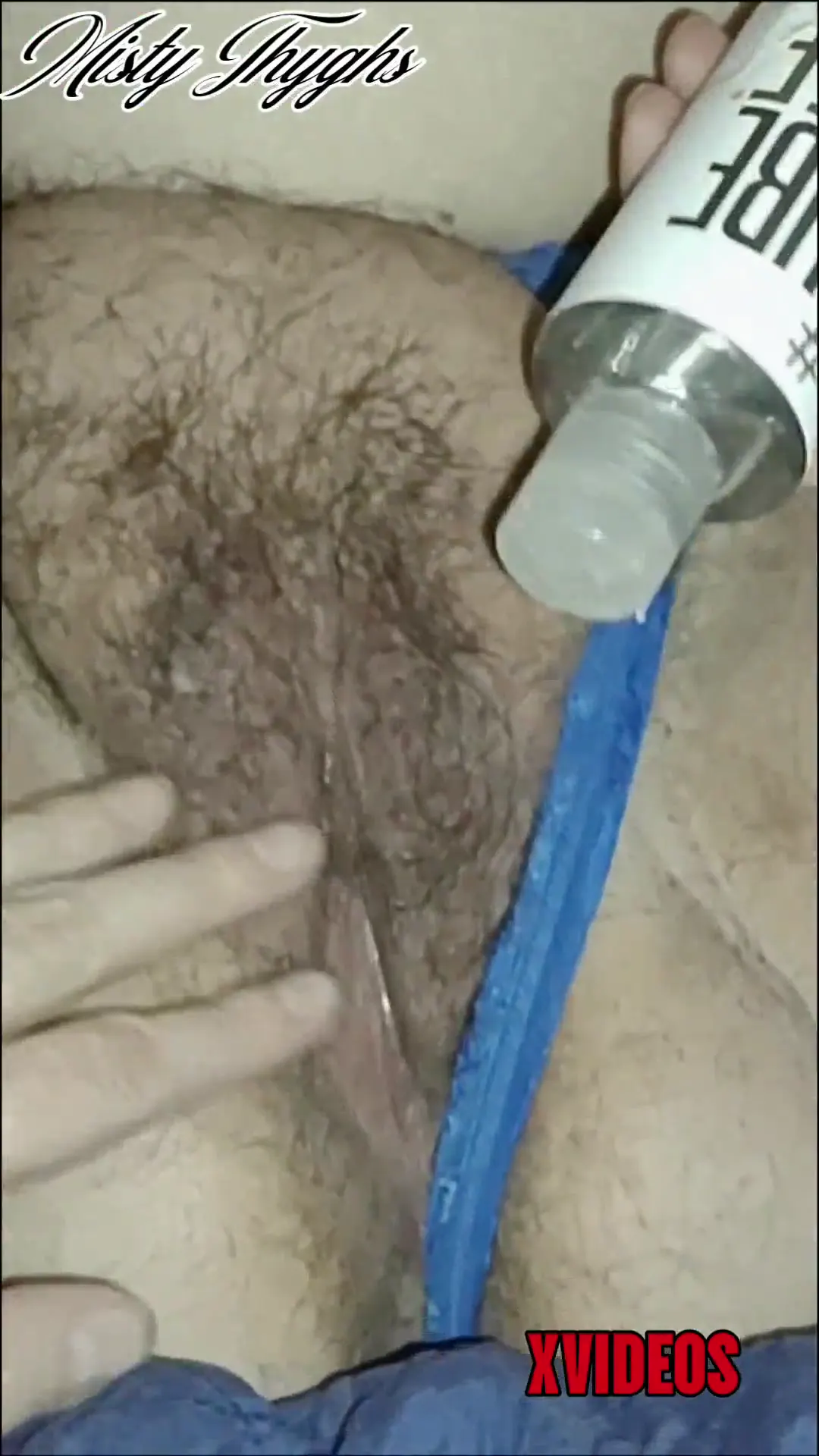 Moment at 01:59 in Fat Hairy MILF Riding Wide Plug Fist Fucked Wet