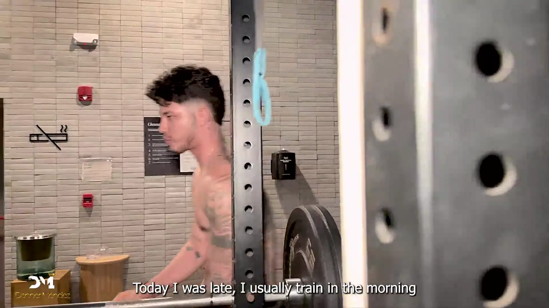 Moment at 02:33 in Passionate sex with a stranger after the gym - Danner Mendez and Iris Rodriguez