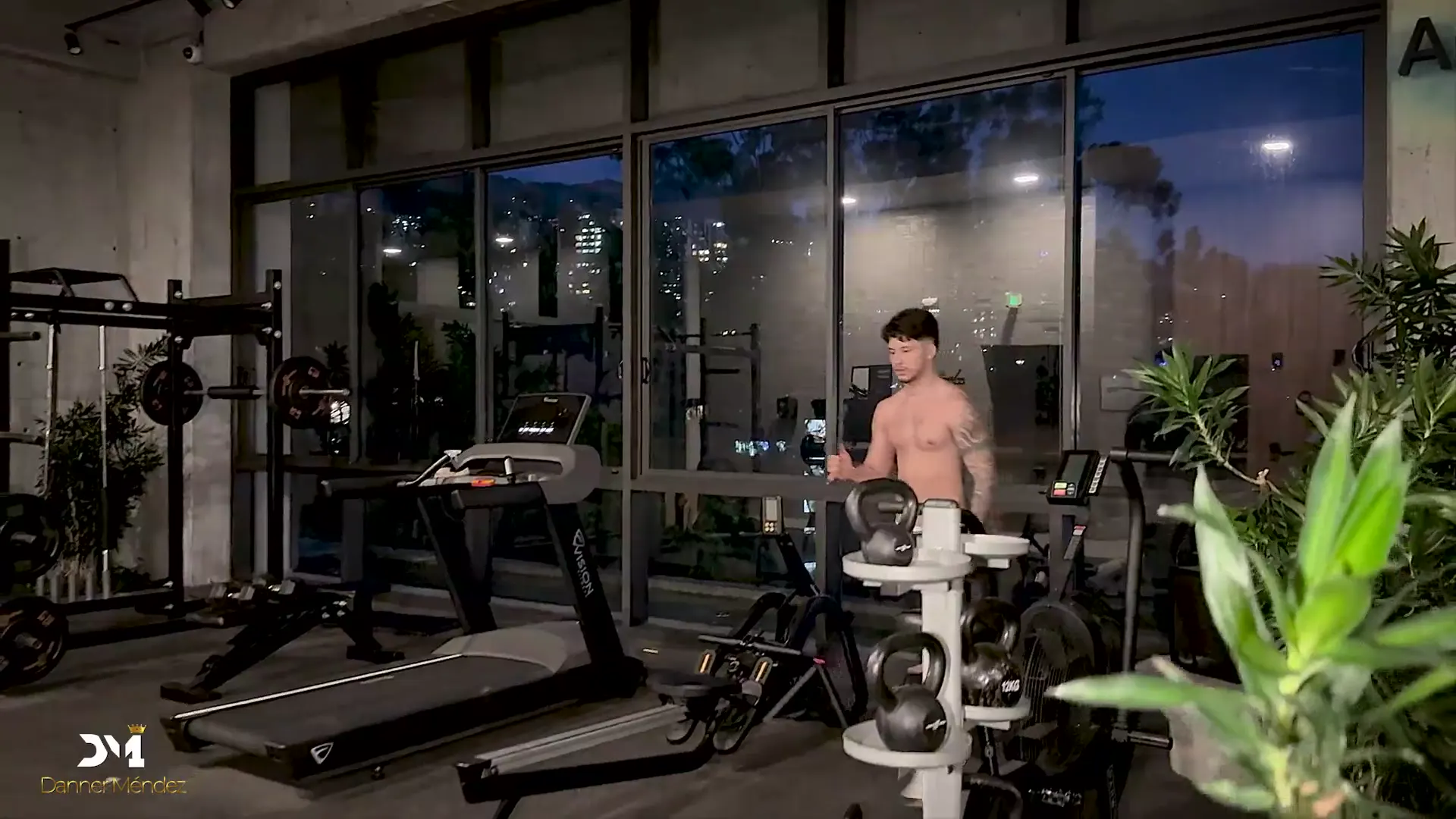 Moment at 05:46 in Passionate sex with a stranger after the gym - Danner Mendez and Iris Rodriguez