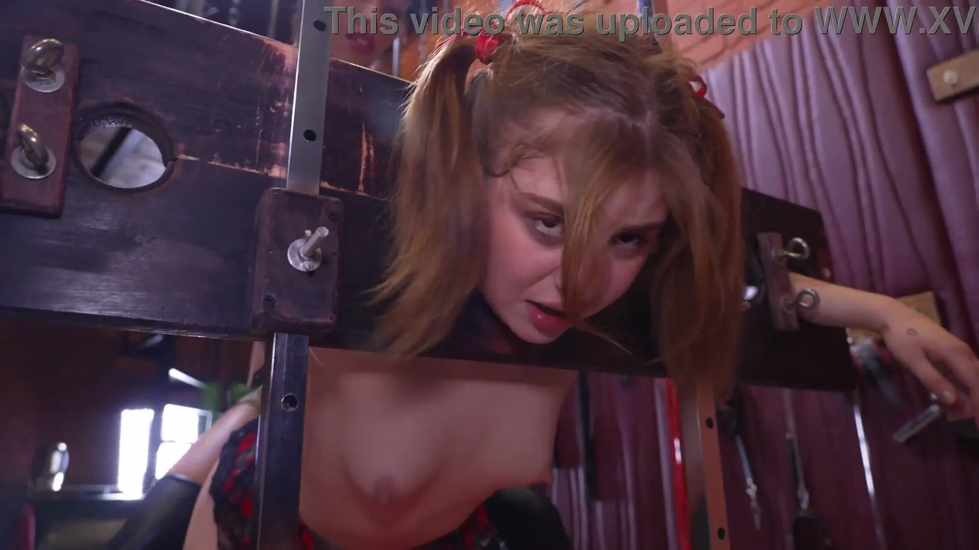Moment at 05:33 in She whispered, &quot_Don'_t tell anyone,&quot_ and started BDSM