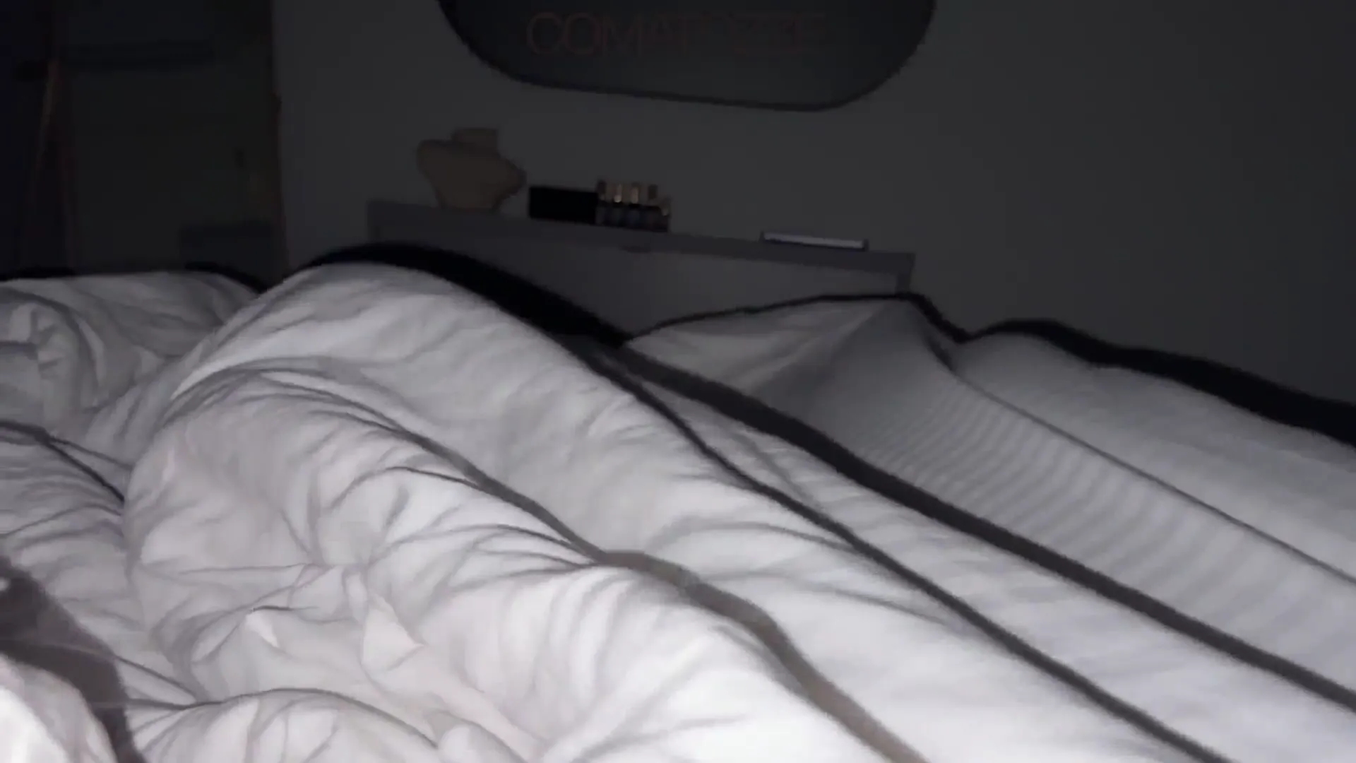 Moment at 01:56 in My best friend caught me masturbating in her bed...