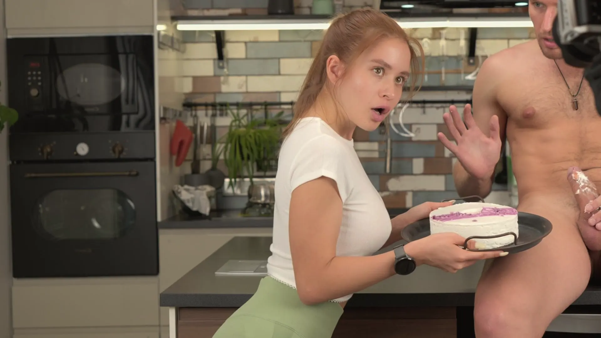 Moment at 19:28 in American Pie 6: &quot_What'_s Better Than a Stepmom'_s Tight Pussy&quot_ BackStage
