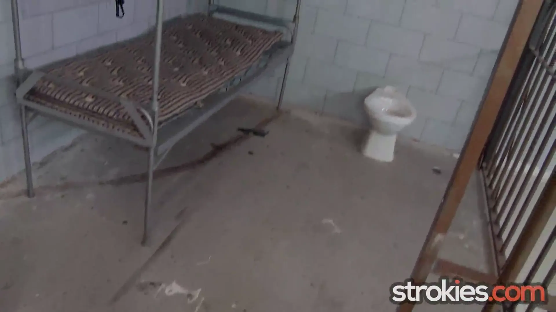 Moment at 11:56 in STROKIES Mandy Muse is in jail and jerks officer'_s cock off for soup