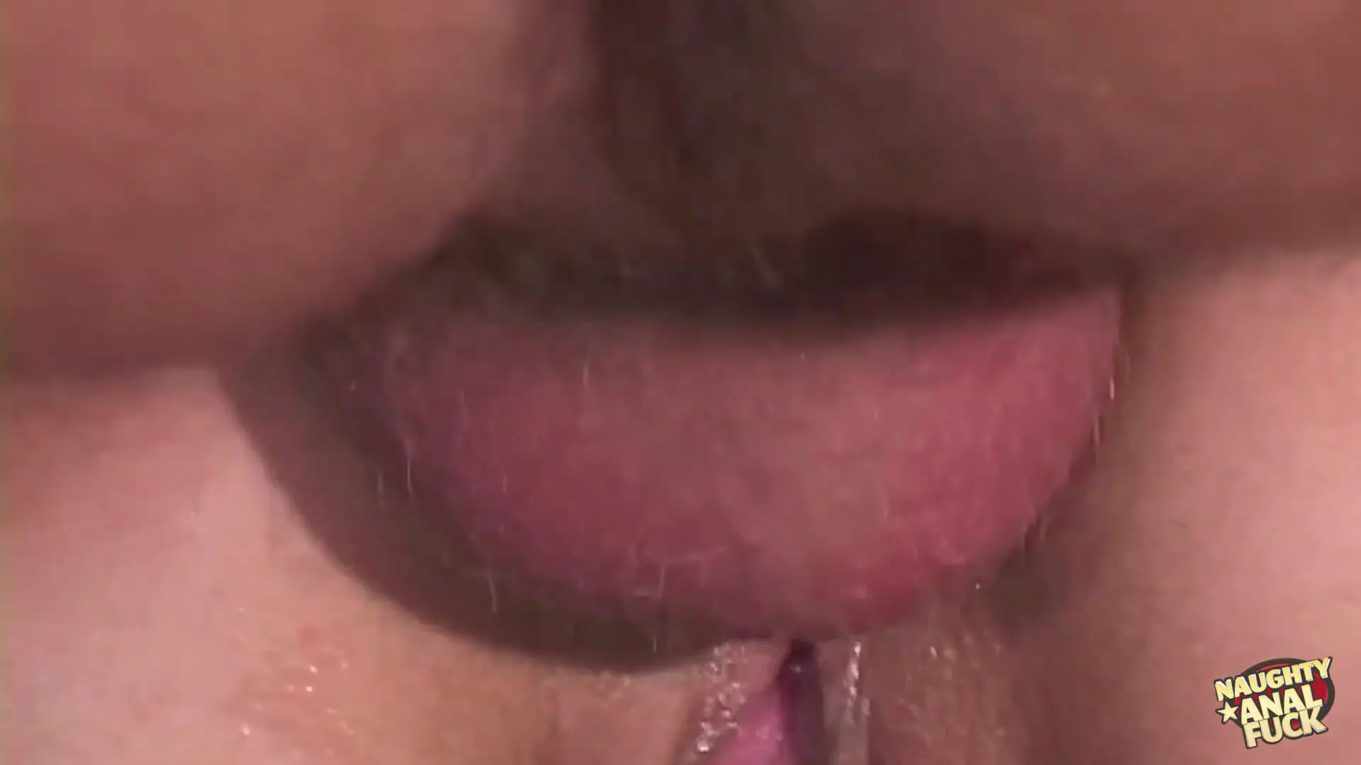 Moment at 13:30 in Hot blonde Amber shows off her deepthroating skills and takes it in the ass.