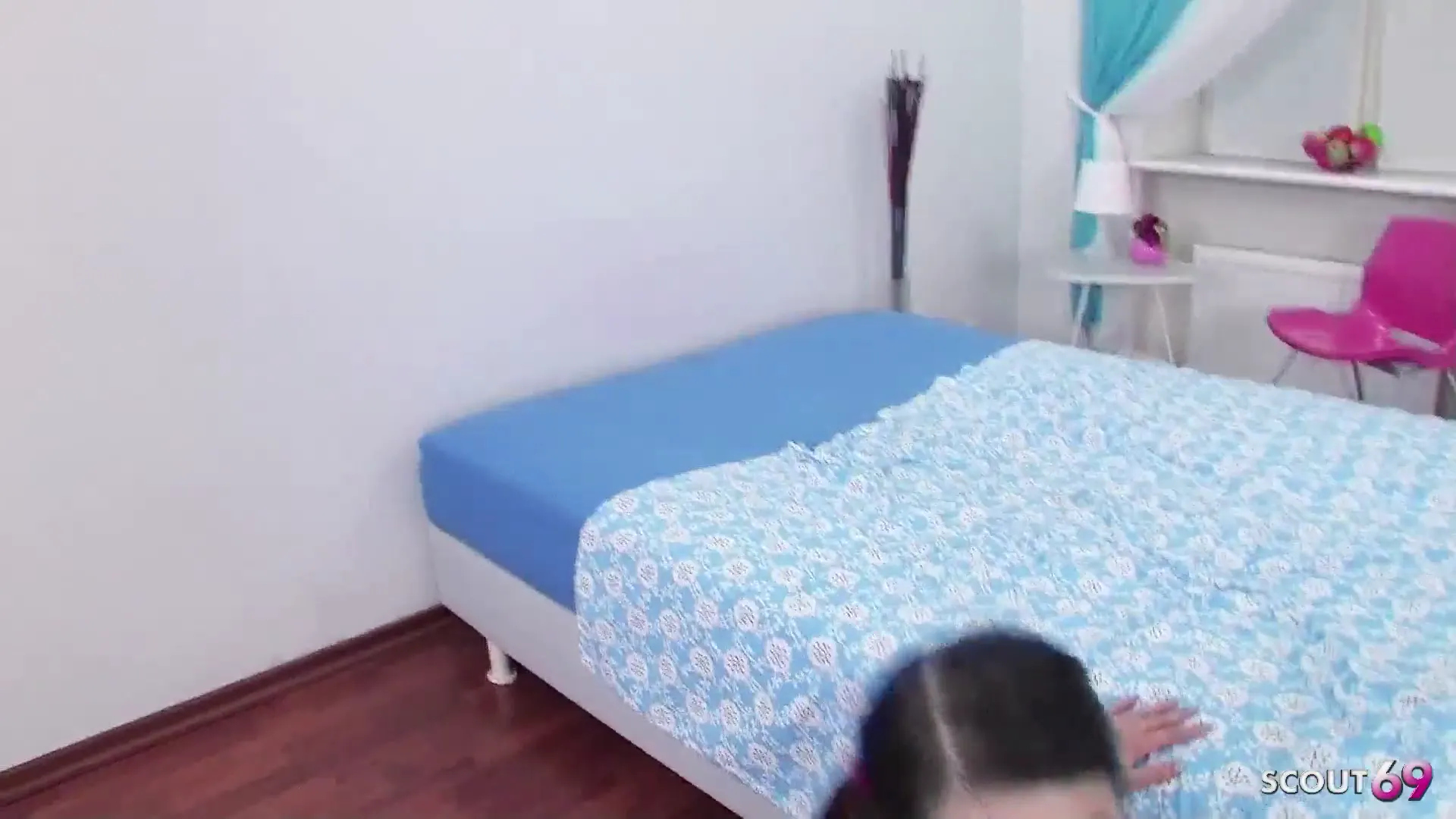 Moment at 20:32 in First Fat Cock Anal Sex for Teen with nice natural Tits and Pigtails at Pick Up Casting
