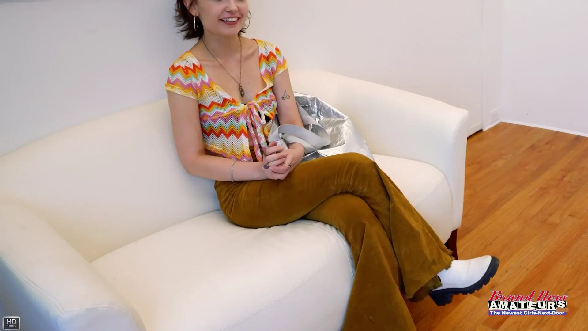 Moment at 02:57 in Petite Wendy Toys Her Ass For A Rimjob During Black Hair Casting!
