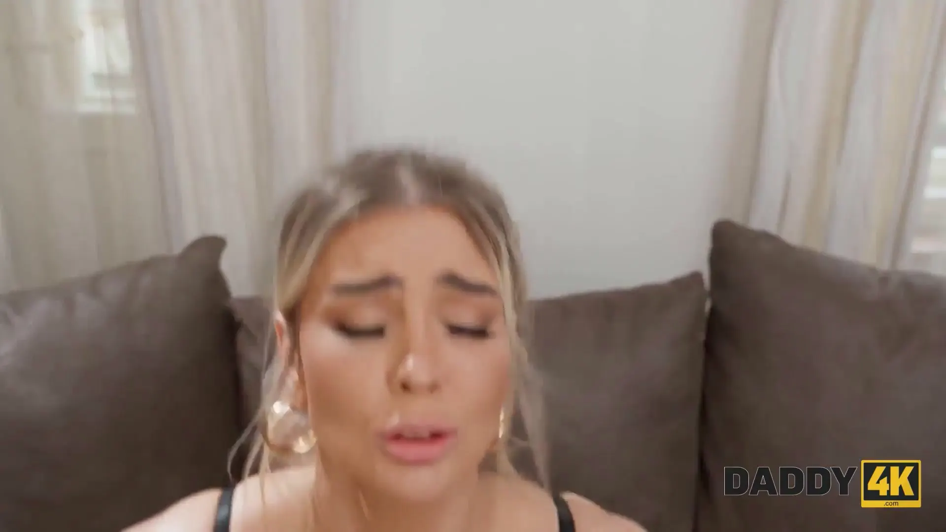 Moment at 13:25 in DADDY4K. The sexy Blondie enjoys cheating on her Boyfriend with his Daddy