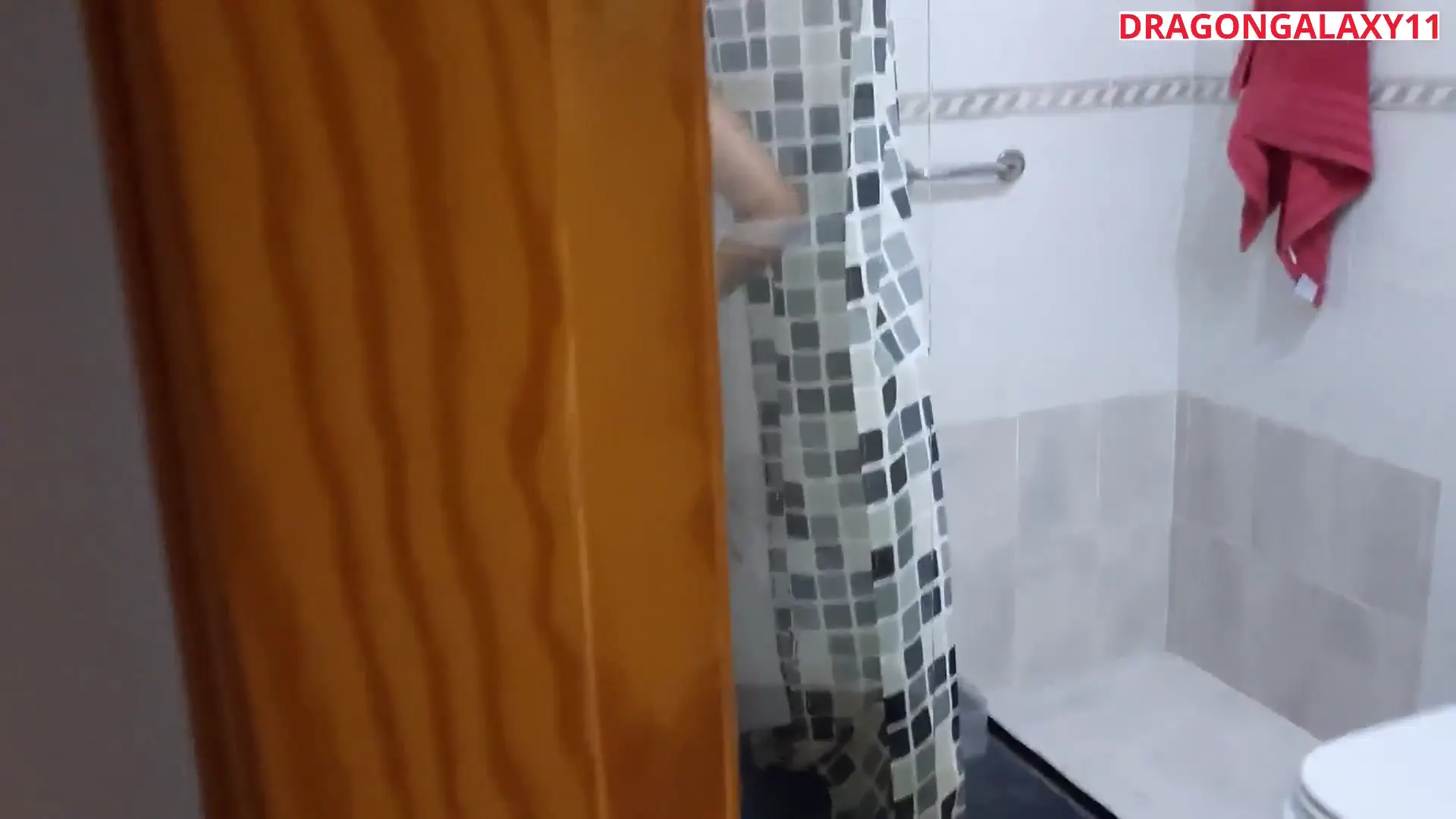 Moment at 00:14 in Sex in the bathroom I catch my girlfriend by surprise