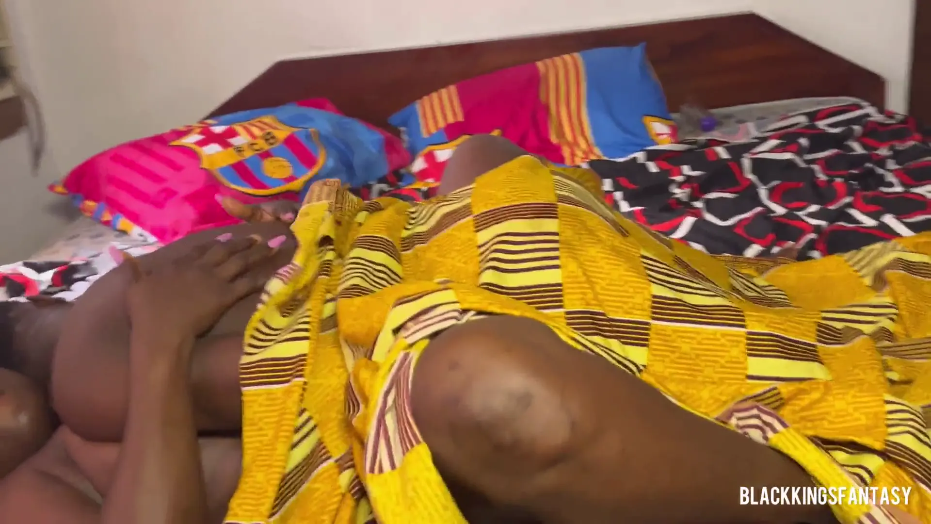 Moment at 07:56 in Big booty Yoruba lady getting fucked by her Fulani boyfriend